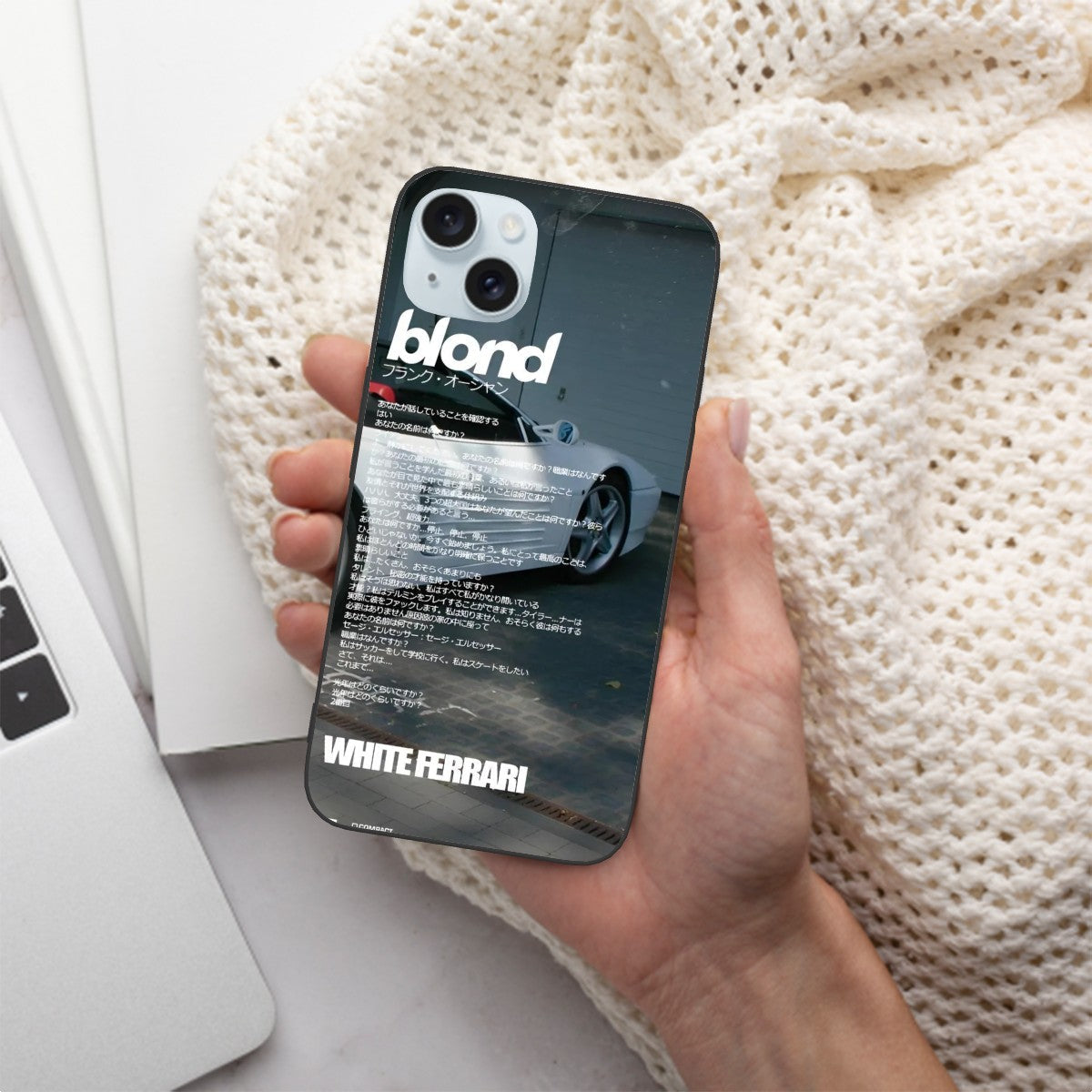 Canvasly Unbreakable Glass Case | A002 - Frank Ocean