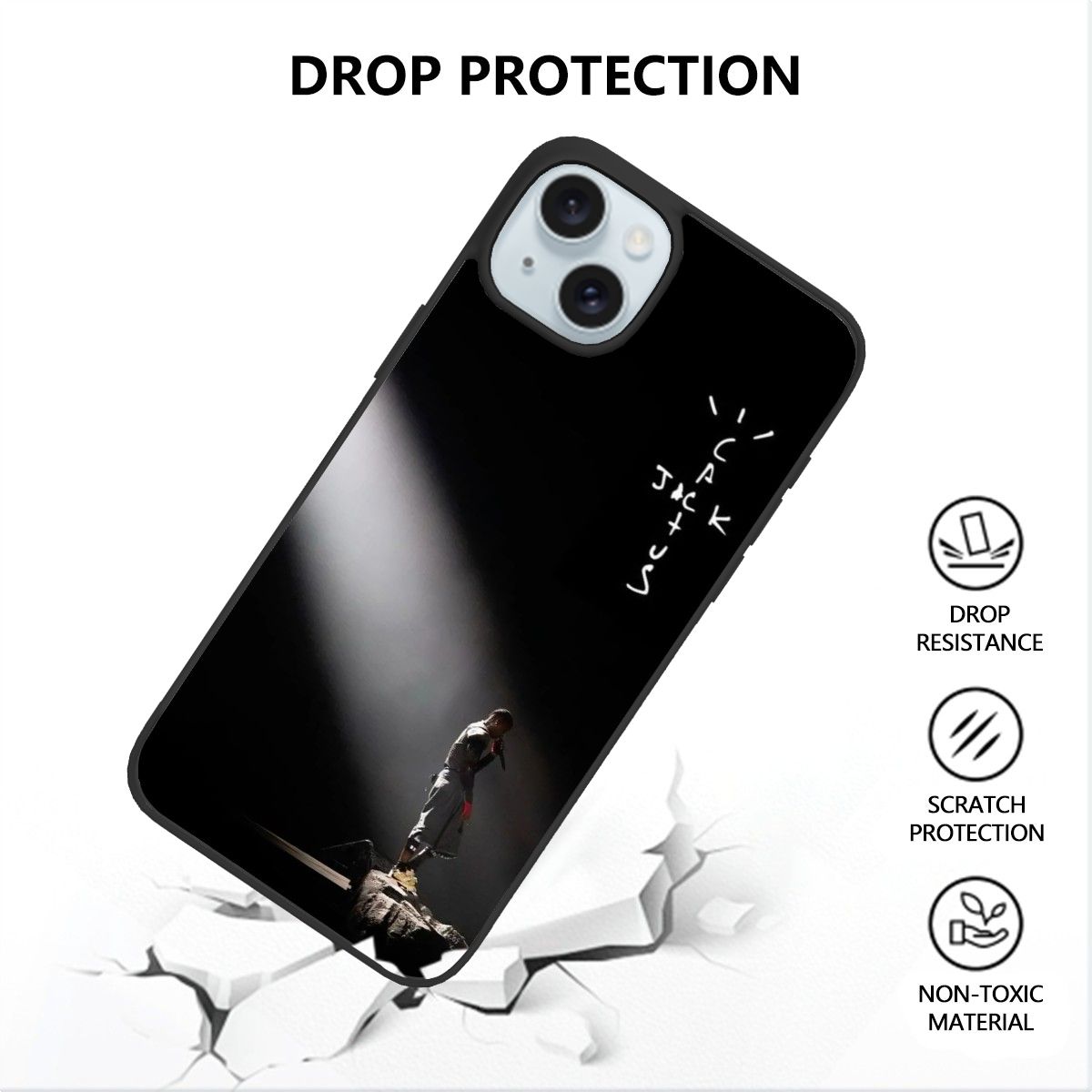 Canvasly Unbreakable Glass Case | A017 - Travis Collection