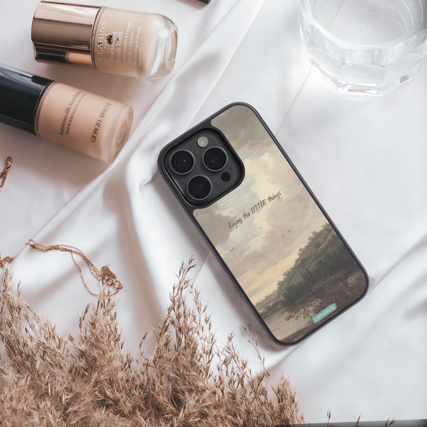 Canvasly Unbreakable Glass Case | Minimal Core Case - M008