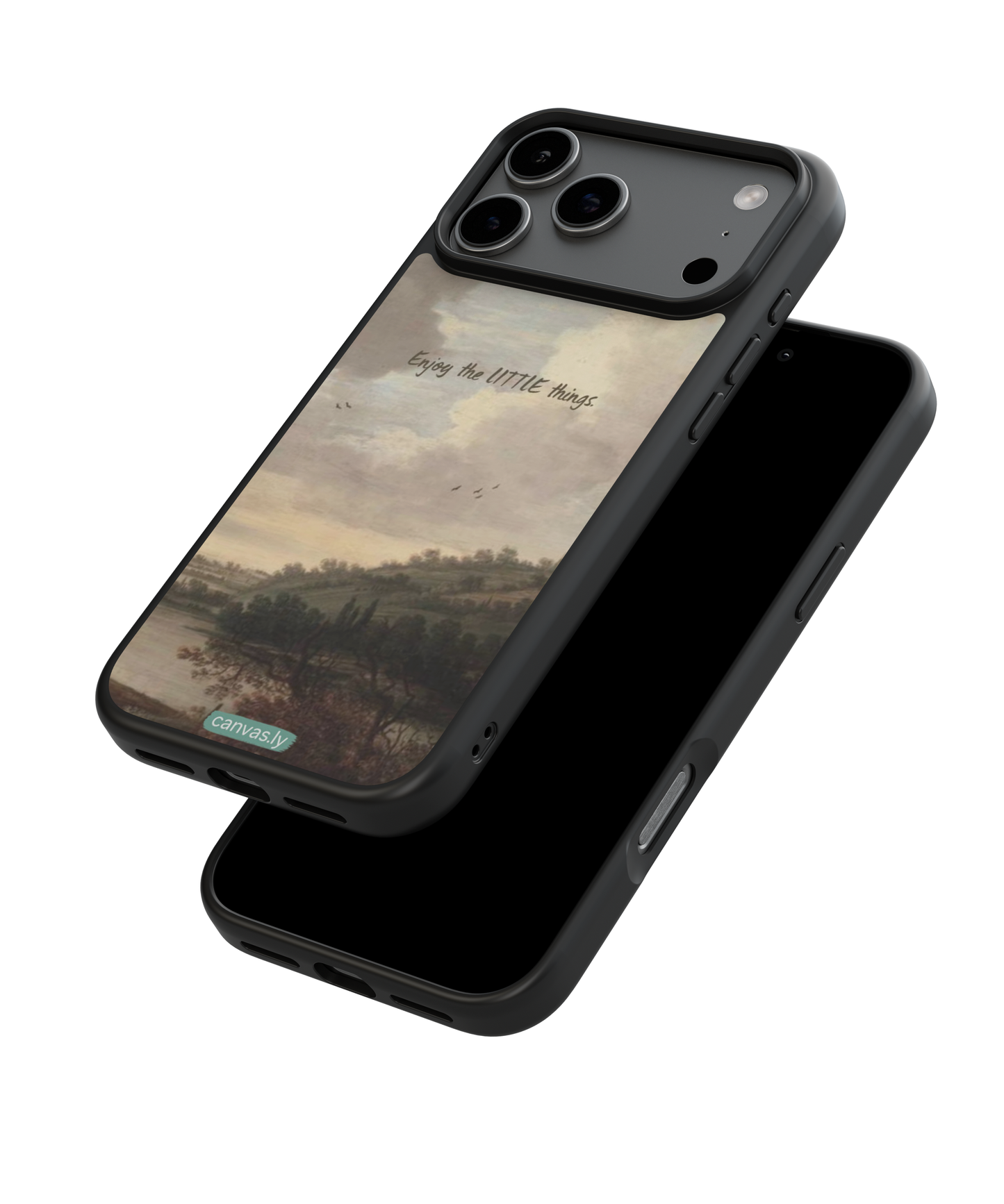 Canvasly Unbreakable Glass Case | Minimal Core Case - M008