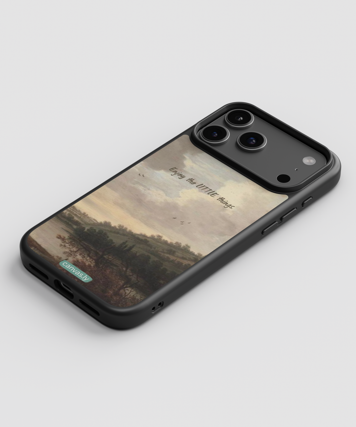 Canvasly Unbreakable Glass Case | Minimal Core Case - M008