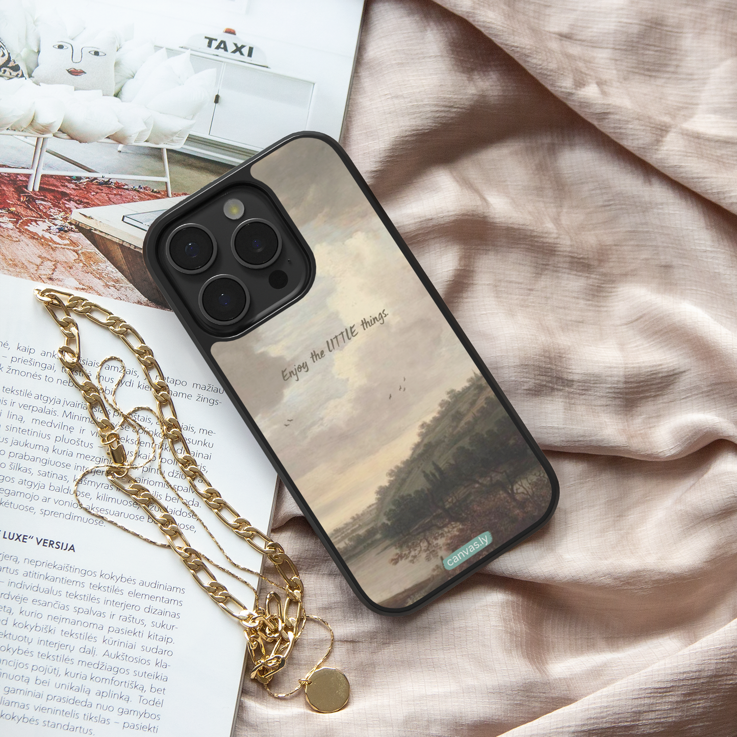 Canvasly Unbreakable Glass Case | Minimal Core Case - M008